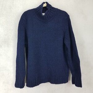 NEW NN07 No Nationality Men's L Douglas Mock Neck Wool blend Pullover Sweater